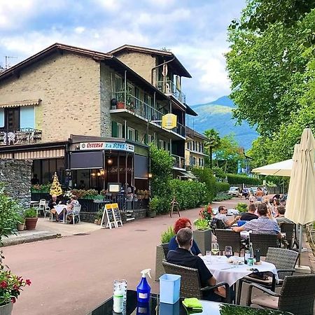 Osteria La Riva 호텔 Minusio 외부 사진